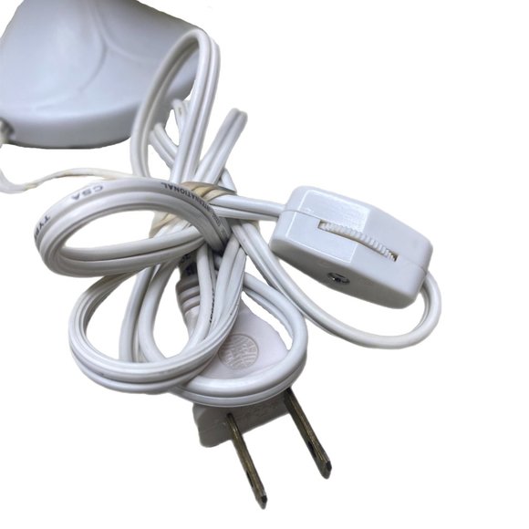 Meico Retro Art Embossed Bisque Porcelain Electric Lamp/Night Light Seashore - Picture 10 of 12